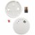 Smoke & Carbon Monoxide Alarm with Voice & Location Perspective: top