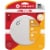 First Alert Sealed Battery Photoelectric Slim Round Smoke Alarm Perspective: top