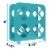 Home Basics Napkin Holder Trinity - Turquoise Perspective: top