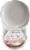Petmate® Replendish® Pet Feeder Waterer With Microban - Pearl Silver Gray Perspective: top