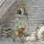 Wallflower Plant Stand, Olive Green Perspective: top