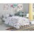 Novogratz Bright Pop Twin Metal Bed in White Perspective: top