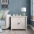 Farmington Litter Box Enclosure, Ivory Pine Perspective: top