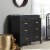 Little Seeds Monarch Hill Hawken Changing Table Topper for Nursery Dresser, Black Perspective: top