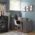 Camberly Hobby and Craft Desk with Storage Cabinet, Graphite Gray Perspective: top