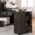 Camberly Hobby and Craft Desk with Storage Cabinet, Black Oak Perspective: top