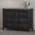 Piper 6 Drawer Dresser, Black Perspective: top