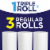 Sparkle® Pick-A-Size® Paper Towels Triple Rolls Perspective: top