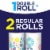 Sparkle® Tear-A-Square® Double Roll Paper Towels Perspective: top
