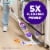 Swiffer Power Mop Wood Hardwood Floor Cleaner for Mopping QuickDry Cleaning Set Lemon Scent Perspective: top
