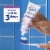 Crest 3D White Brilliance Vibrant Peppermint Teeth Whitening Anticavity Fluoride Toothpaste Perspective: top