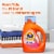 Tide Plus A Touch of Downy Liquid Laundry Detergent, April Fresh Scent, 34 fl oz, 24 Loads Perspective: top