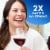 Crest 3D White Advanced Teeth Whitening Toothpaste, Arctic Fresh Perspective: top
