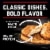 Banquet Mega Meal Boneless Fried Chicken Frozen Meal Perspective: top
