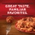 Banquet Spaghetti & Meatballs Frozen Meal Perspective: top