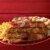 Banquet Salisbury Steak With Creamy Mashed Potatoes And Cinnamon Apple Dessert Frozen Meal Perspective: top