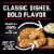 Banquet Mega Meats Garlic Parmesan Boneless Chicken Strips Frozen Meal Perspective: top