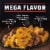 Banquet Mega Meal Bacon Cheddar Patty Frozen Meal Perspective: top