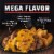 Banquet Mega Meal Bacon Cheddar Patty Frozen Meal Perspective: top