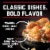 Banquet Mega Bowls Kung Pao Chicken Frozen Meal Perspective: top