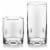 Libbey Impressions 16-Piece Tumbler and Rocks Glass Set Perspective: top