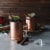 Libbey Moscow Mule Copper Mugs Set Perspective: top