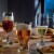 Libbey Craft Brews Nucleated Pilsner Beer Glasses Set Perspective: top