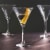 Libbey Paneled Martini Glasses, Set of 4 Perspective: top