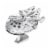Fascinations ICONX 3D Large Millennium Falcon Metal Model Kit Perspective: top