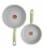 T-fal® Fresh Ceramic Non-Stick Fry Pan Set 2 pk Perspective: top