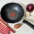 T-fal® Easy Care 8.5" Mini Wok - Black Perspective: top