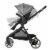 Evenflo GOLD SensorSafe Pivot Xpand Smart Modular Travel System, Moonstone Gray Perspective: top