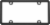 Cruiser Accessories Neo License Plate Frame - Black Perspective: top