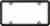 Cruiser Accessories Classic Lite License Plate Frame - Black Perspective: top