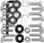 Cruiser Accessories Ultimate Standard/Metric Hardware License Plate Kit Perspective: top