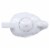 BIA Cordon Bleu Porcelain Elephant Sugar and Creamer Set - White Perspective: top