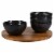 BIA Cordon Bleu Serene Cereal Bowls Set - Black Perspective: top