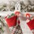 HERSHEY'S HERSHEY-ETS Candy Coated Milk Chocolate Christmas Candy Plastic Cane Perspective: top