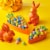 REESE'S PIECES Peanut Butter in a Crunchy Shell Eggs Easter Candy Bag Perspective: top