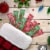 HERSHEY'S Milk Chocolate Santas Christmas Candy Pack Perspective: top