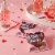 HERSHEY'S Milk Chocolate Covered Marshmallow Heart Valentine Candy Pack Perspective: top
