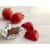 HERSHEY'S Strawberry Creme Flavored Hearts Valentine Candy Bag Perspective: top