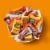Hershey Assorted Caramel Flavored Snack Size Candy Party Pack Perspective: top