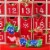 YORK Dark Chocolate Peppermint Patties Snowflakes Candy Christmas Gift Box Perspective: top