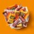 Hershey Assorted Caramel Flavored Snack Size Candy Party Pack Perspective: top