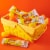 REESE'S White Creme and Peanut Butter Eggs Easter Candy King Size Pack Perspective: top