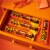 REESE'S Milk Chocolate King Size Peanut Butter Cups Candy Packs Perspective: top