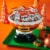 REESE'S Milk Chocolate Peanut Butter Creme Santas Christmas Candy Bag Perspective: top