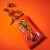 REESE'S Milk Chocolate and Red Velvet Flavored Creme Peanut Butter Cups Valentine Candy Perspective: top
