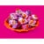 REESE'S Miniatures Blossom Top Milk Chocolate Peanut Butter Pink Colored Creme Valentine Candy Perspective: top